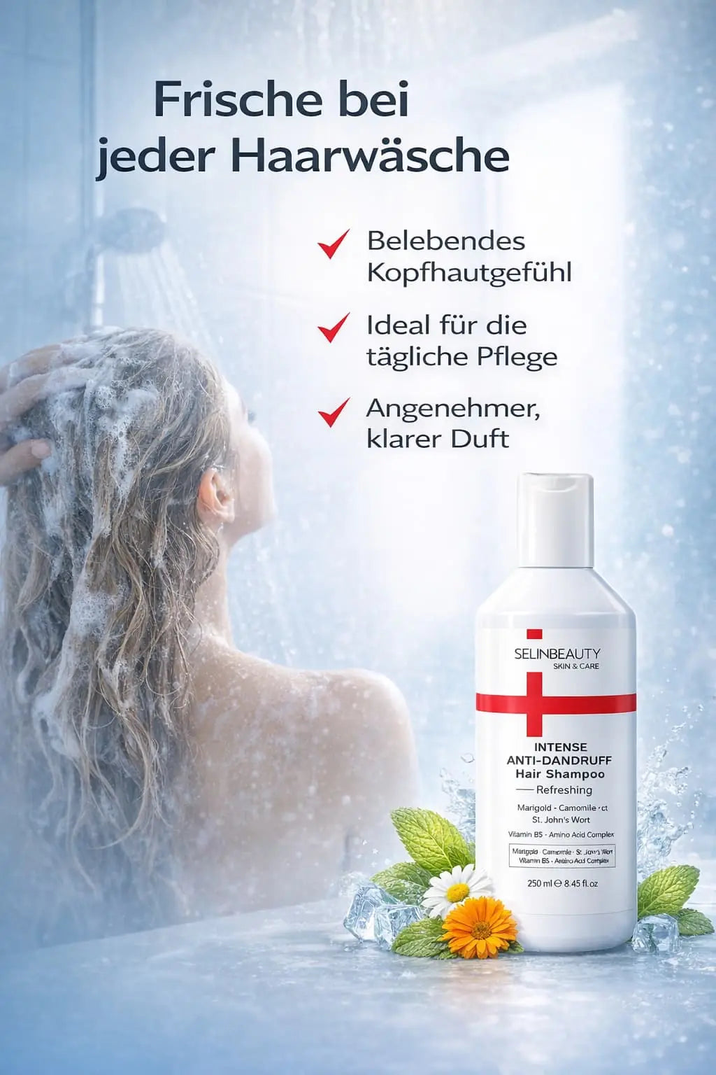 Anti-Schuppen Shampoo - Erfrischend - Kepek Karşıtı Şampuan Ferahlatıcı