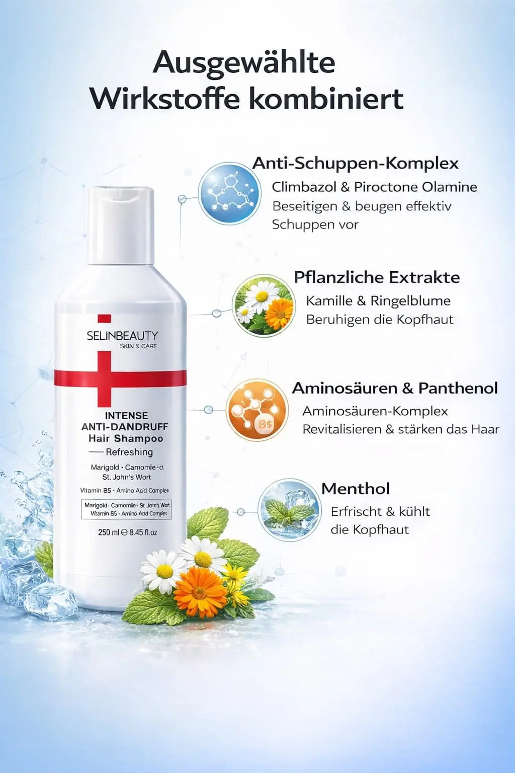 Anti-Schuppen Shampoo - Erfrischend - Kepek Karşıtı Şampuan Ferahlatıcı