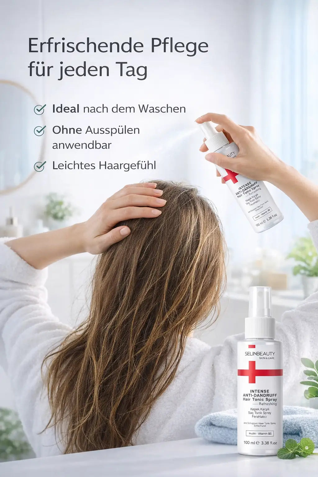 Anti-Schuppen Haar-Tonic-Spray Erfrischend - Kepek Karşıtı Saç Tonik Sprey Ferahlatıcı