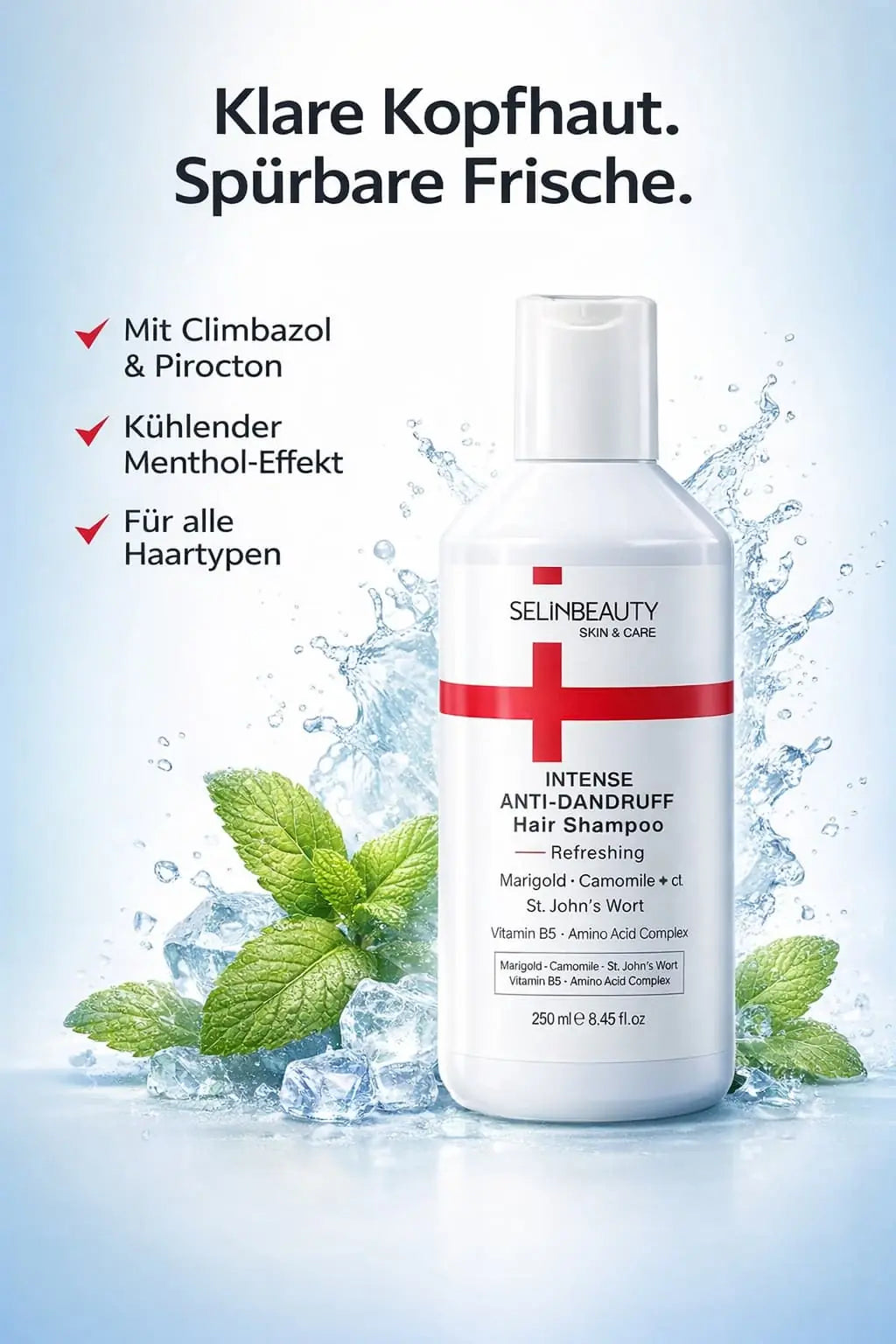 Anti-Schuppen Shampoo - Erfrischend - Kepek Karşıtı Şampuan Ferahlatıcı