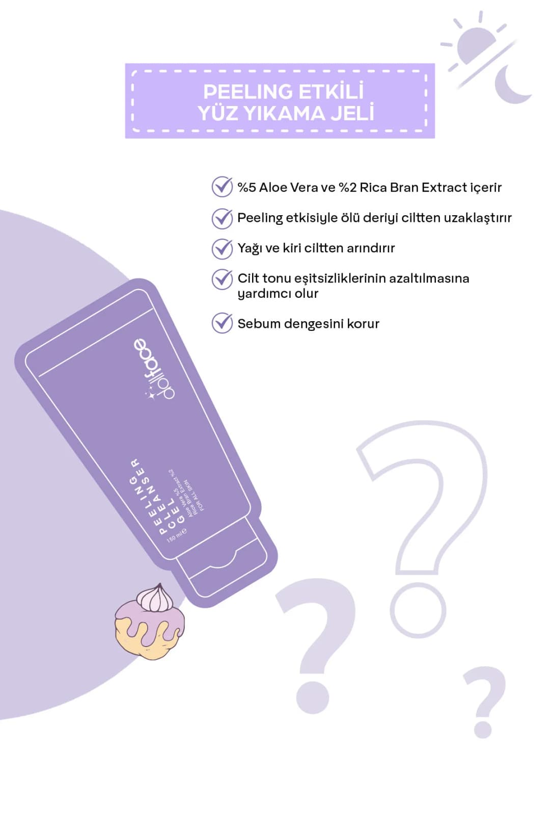 Peeling -Reinigungsgel