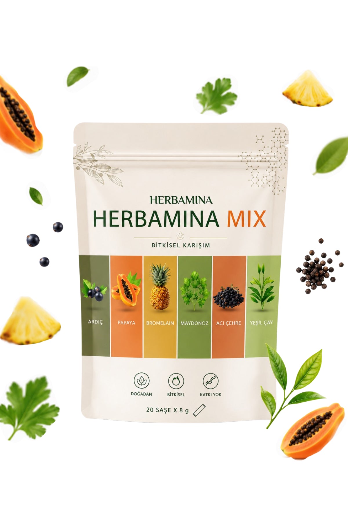Herbamina Mix Bitkisel Karışım 20 x 8g