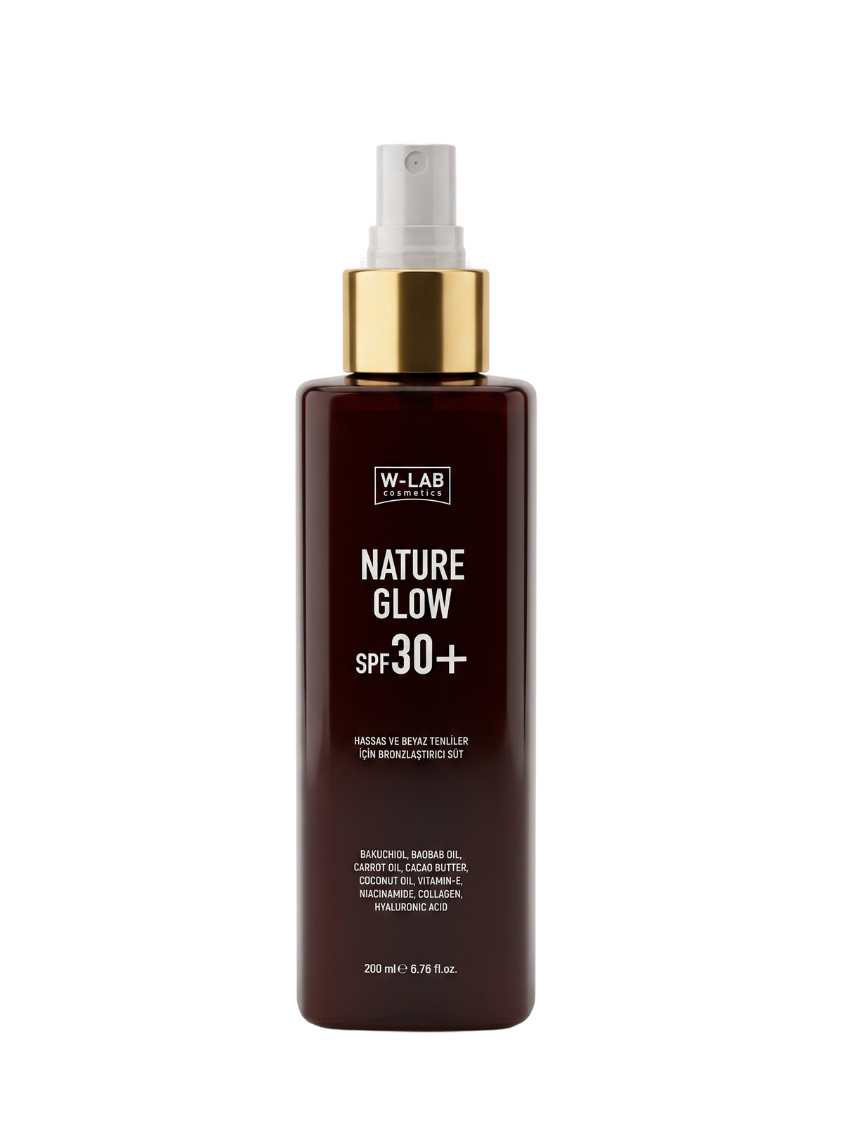 Nature Glow Bräunungsmilch (Bronzlaştırıcı Süt) SPF 30+ 200 ml